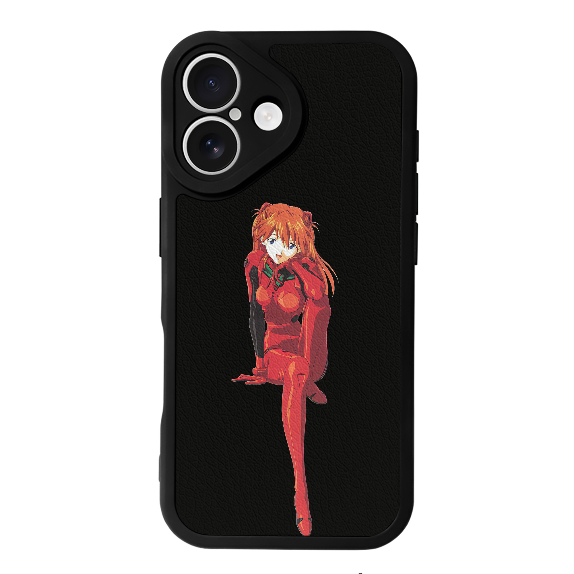 （画像用） EVA 新世紀エヴァンゲリオン 【iPhone 16シリーズ対応】シリコンスマホケース（レザー調） 材質：シリコン